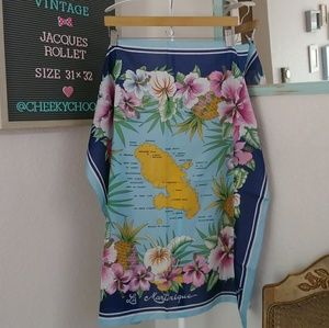 FINAL PRICE·LAST DAY Vintage scarf Martinique